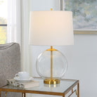 Clear Globe Table Lamp by Keiichi