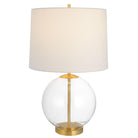 Clear Globe Table Lamp by Keiichi