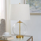 Clear Globe Table Lamp by Keiichi