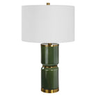 Lilian Table Lamp in Moss Green by Keiichi