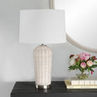 Woven Table Lamp by Keiichi