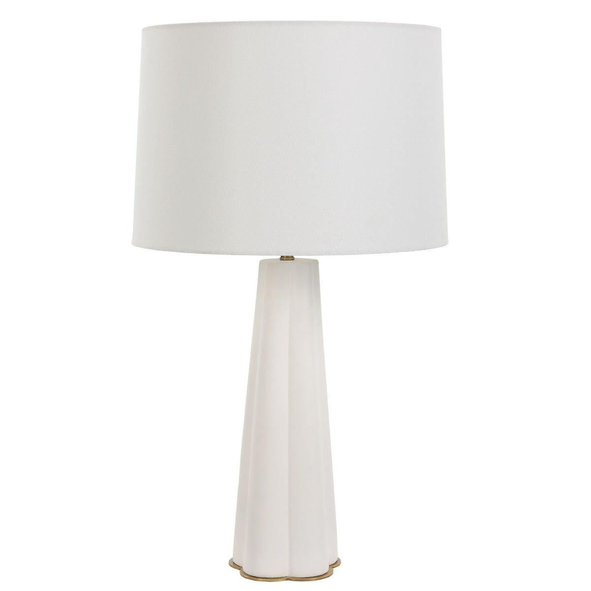 Darcy Table Lamp in White Satin Glaze by Keiichi