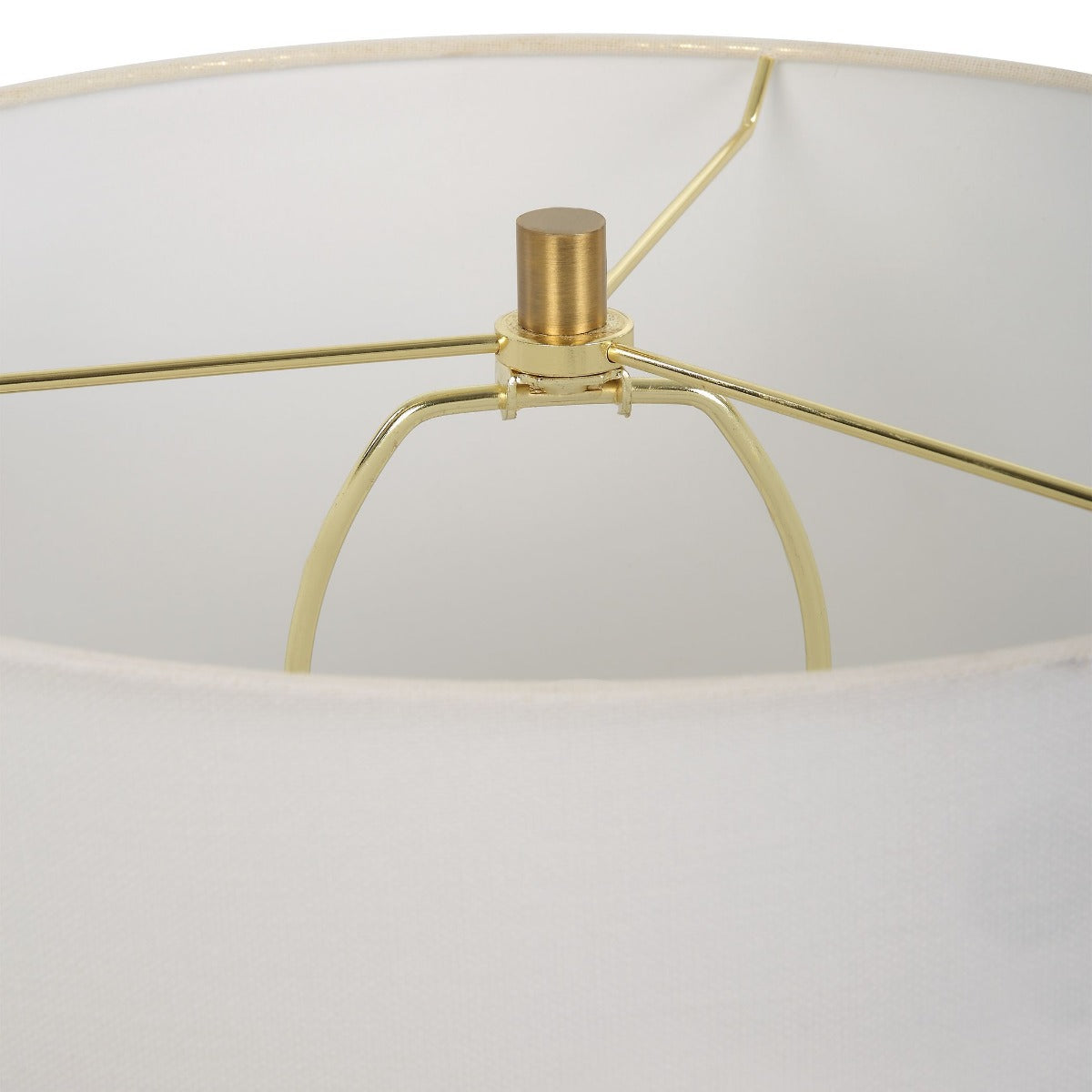 Darcy Table Lamp in White Satin Glaze by Keiichi