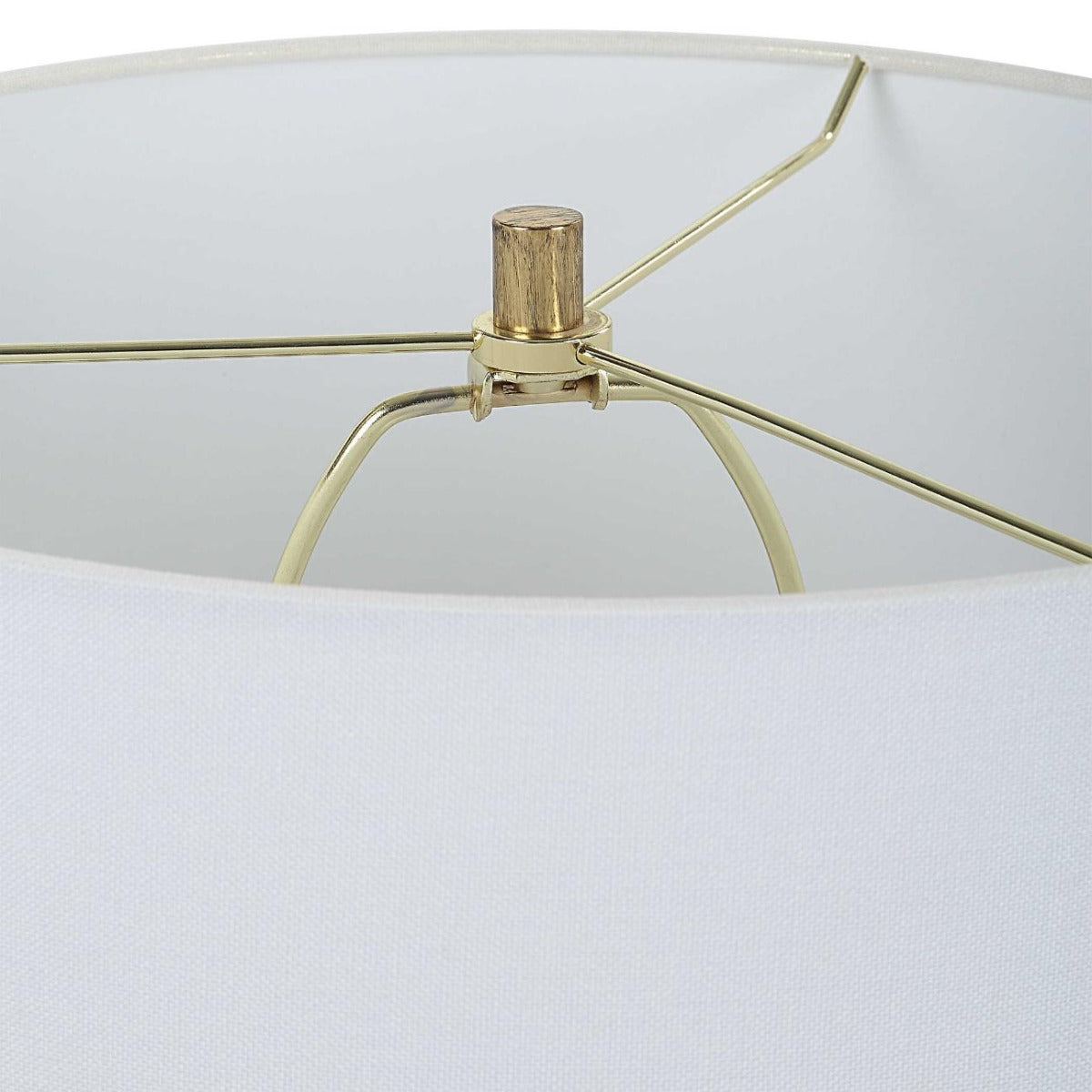 Soraya Table Lamp in Gold by Keiichi