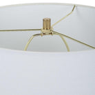 Soraya Table Lamp in Gold by Keiichi