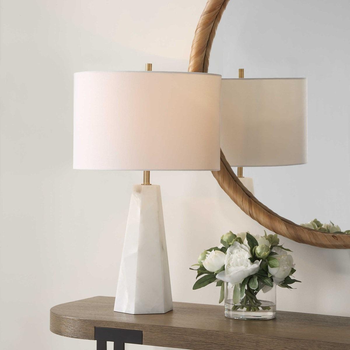 Anais Table Lamp in Marble by Keiichi