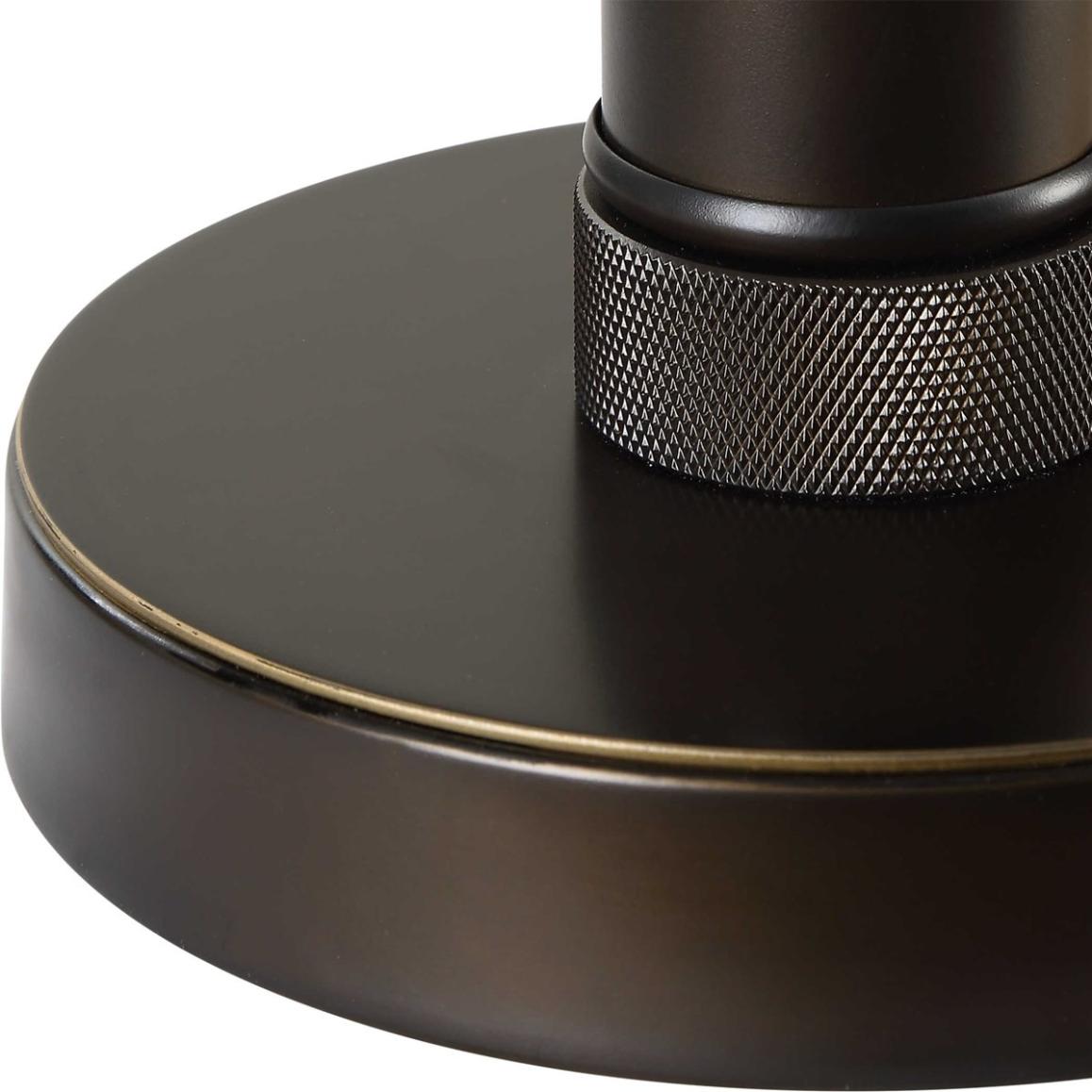 Charles Table Lamp in Bronze by Keiichi