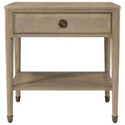 Westbrook Side Table in Riverwash Oak by Theodore Alexander