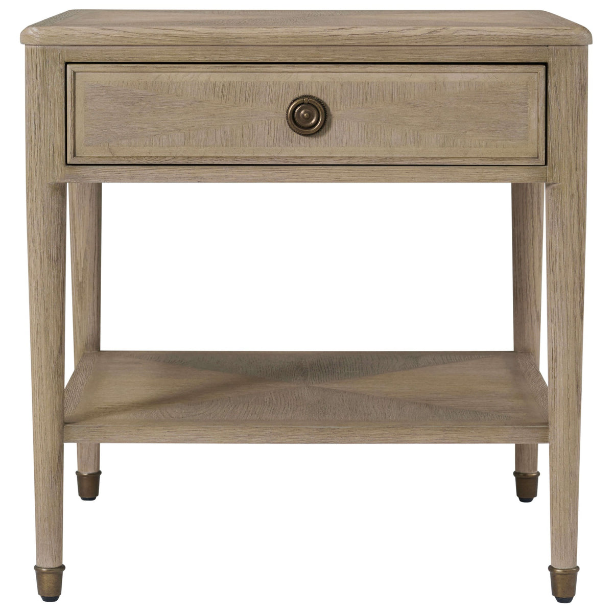 Westbrook Side Table in Riverwash Oak by Theodore Alexander