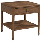 Westbrook Side Table in Tobacco by Theodore Alexander