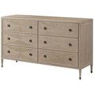 Whitford 6-Drawer Chest of Drawers in Riverwash Oak by Theodore Alexander
