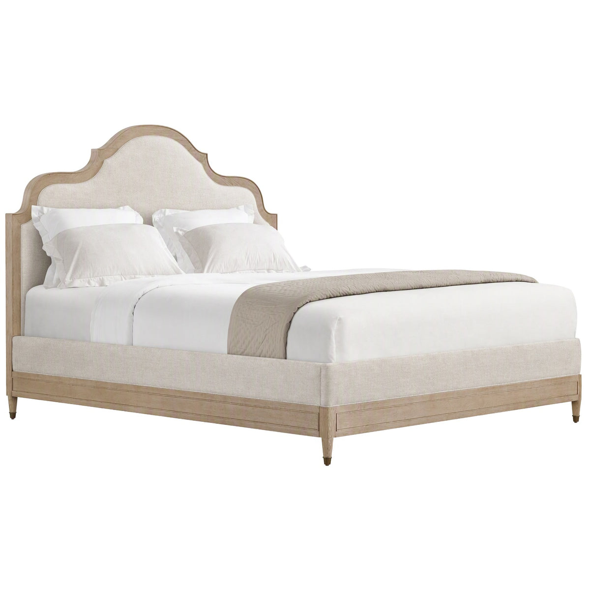 Willowmere Bed in Riverwash Oak - UK Super King Size by Theodore Alexander