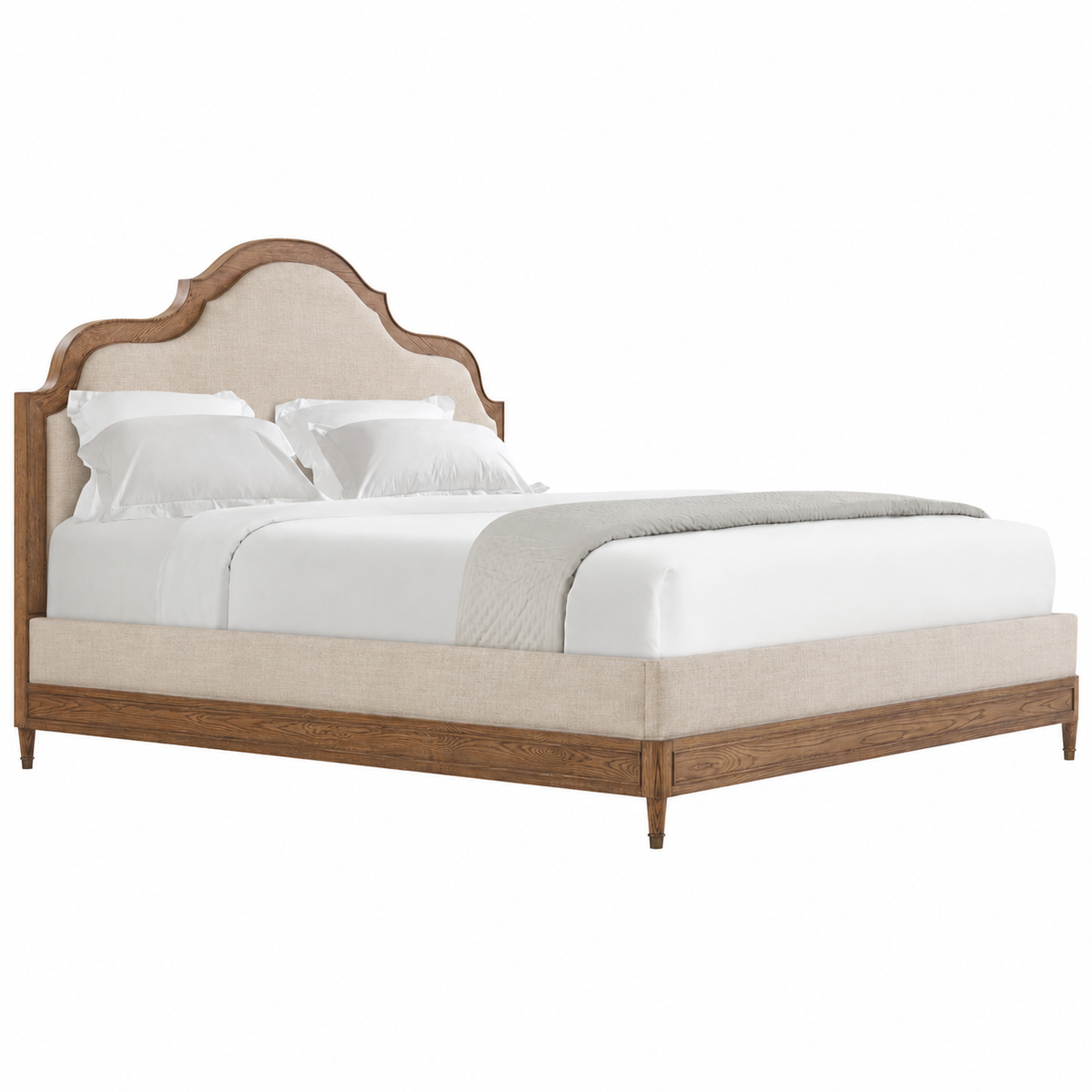 Willowmere Bed in Tobacco - UK Super King Size by Theodore Alexander