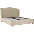 Wilmcote Winged Upholstered Bed - Super King by Keiichi