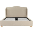 Wilmcote Winged Upholstered Bed - Super King by Keiichi