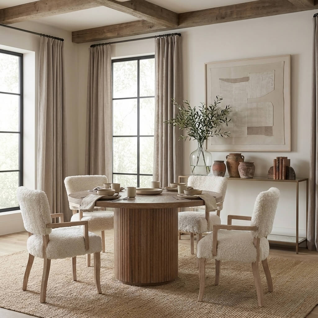 Winnie Dining Arm Chair by Keiichi