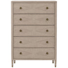 Woodford Tall Chest of Drawers in Riverwash Oak by Theodore Alexander