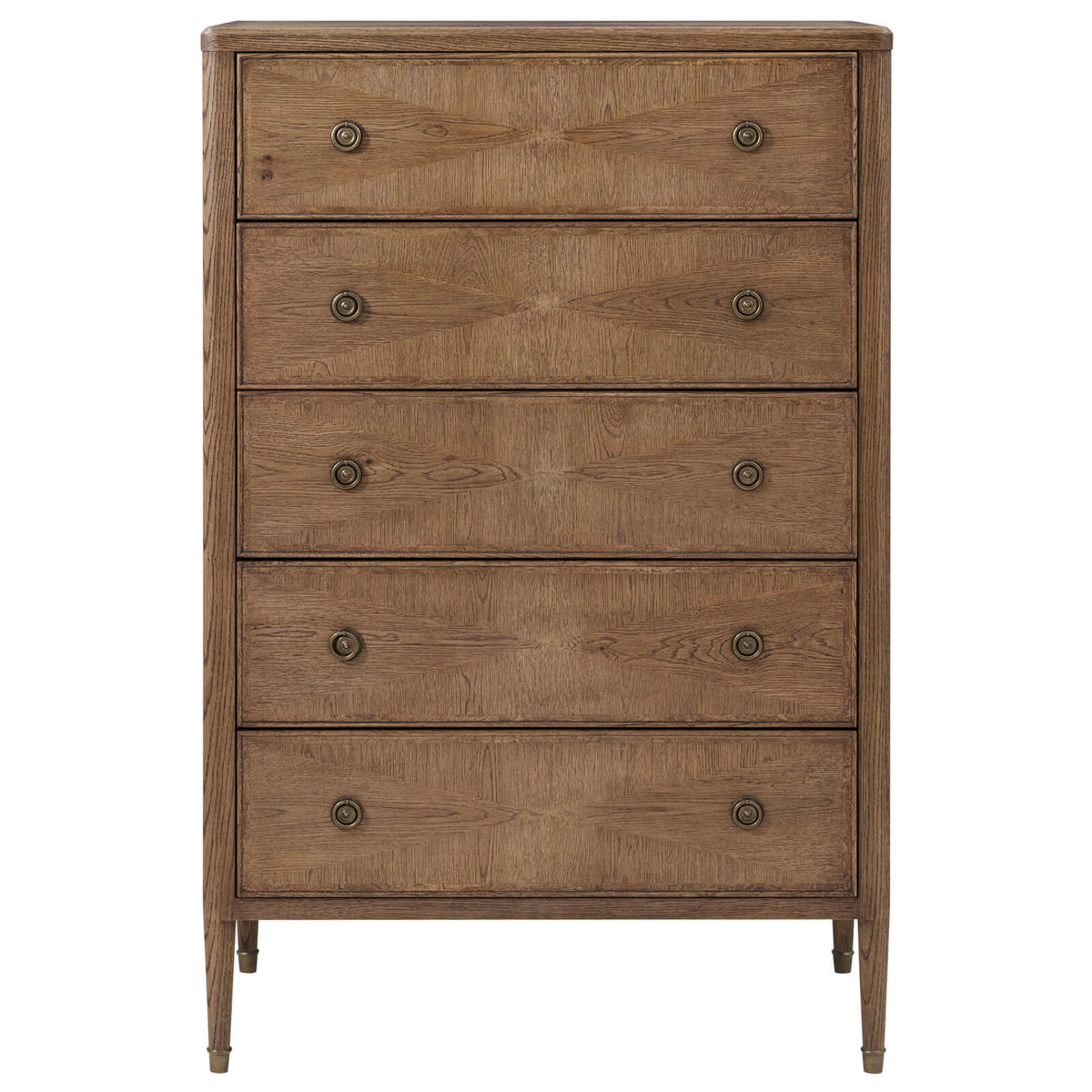 Woodford Tall Chest of Drawers in Tobacco by Theodore Alexander