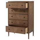 Woodford Tall Chest of Drawers in Tobacco by Theodore Alexander