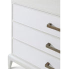 Worth Bedside Table with Wallpaper Drawer Fronts by Theodore Alexander